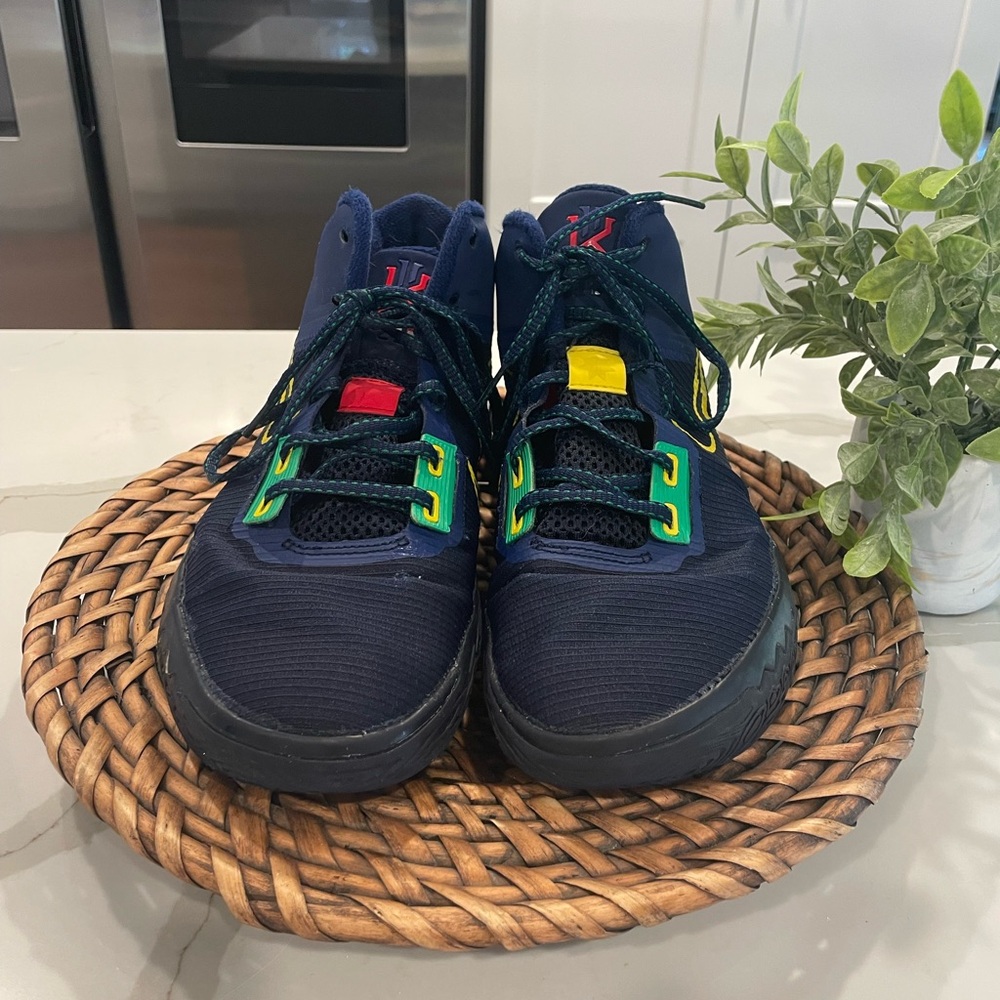 Kyrie Flytrap 4 “ Blue Void Yellow” Basketball Shoes Great Condition - Picture 2 of 7